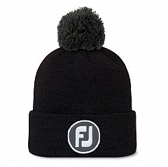 Footjoy Solid Pom Pom - Beanie - Black
