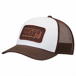 TaylorMade Ventura Retro Trucker Hat - Brown/White