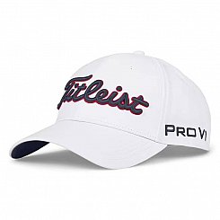 Titleist Tour Performance Cap - Titleist Tour Performance Cap - White/Navy/Red