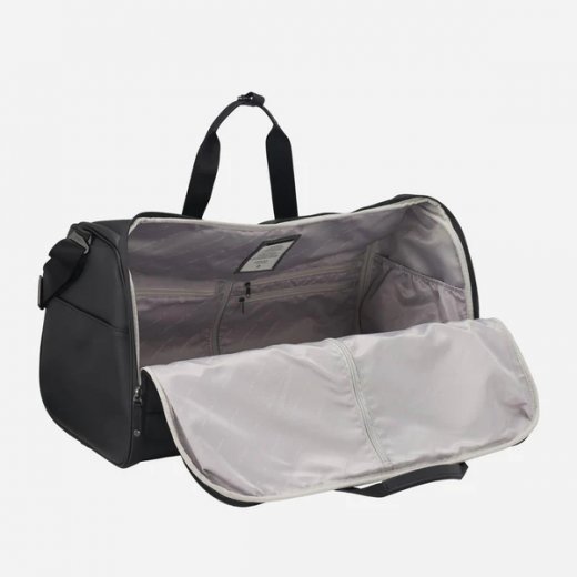 Vessel Signature Garment Duffel in Pebbled Black