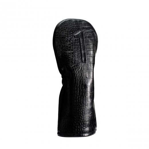 Vessel Lux Embossé Driver Headcover Crock Black