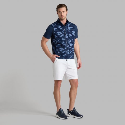 G/Fore DOUBLE KNIT CAMO GILET ZIP VEST