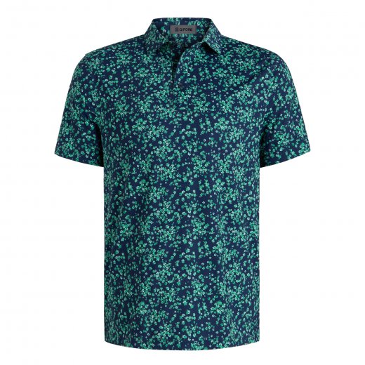 G/Fore SCATTERED DITZY TECH JERSEY POLO