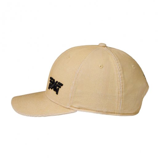 6-Panel Curved Bill Snapback Corduroy