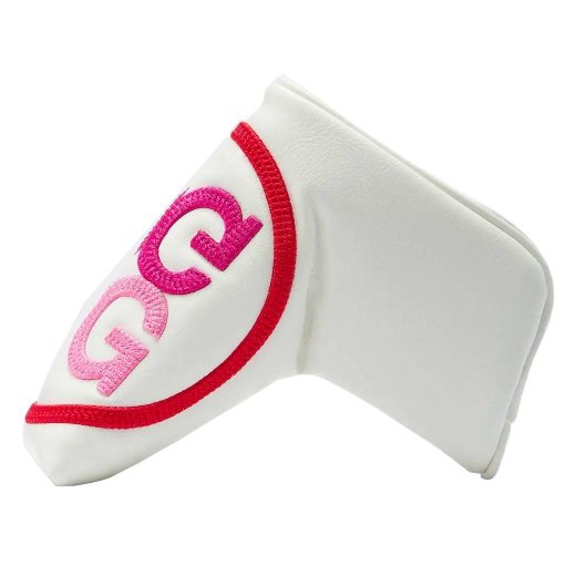 G/Fore GRADIENT CIRCLE G'S VELOUR-LINED BLADE PUTTER COVER - Snow
