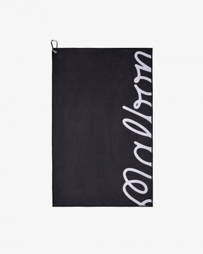 MALBON GOLF TOWEL - BLACK