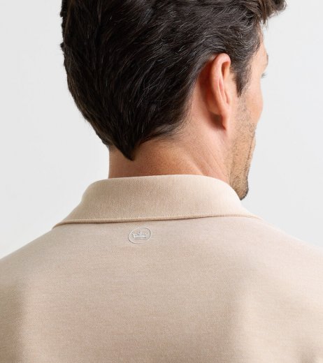 Peter Millar ALBATROSS COTTON-BLEND PIQUE POLO - EDWIN SPREAD C